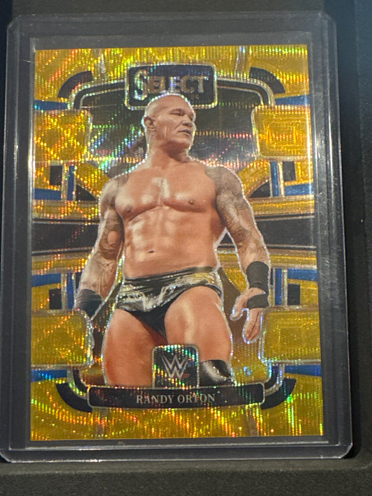 2024 Panini Select WWE RANDY ORTON GOLD PRIZM 9/10