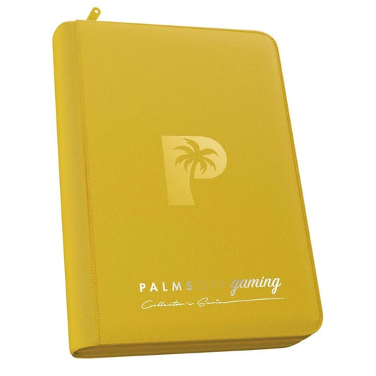 Palms Off Gaming Collector's Series 4 Pocket Zip Binder (Yellow) NEW