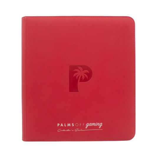 Palms Off Gaming Collector's Series 12 Pocket Zip Binder (Red) NEW