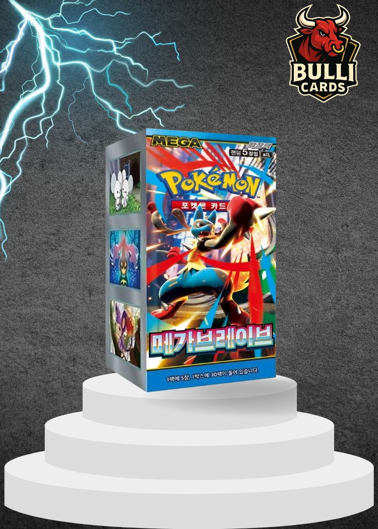 Pokemon TCG Mega Brave Booster Box  KOREAN Sealed READ DESCRIPTION