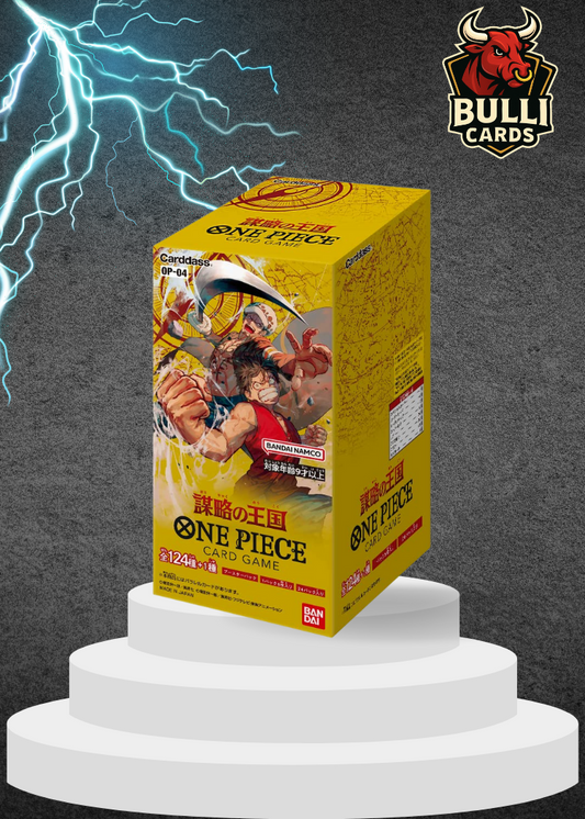 One Piece Card Game Kingdoms of Intrigue OP-04 Booster Box Japanese