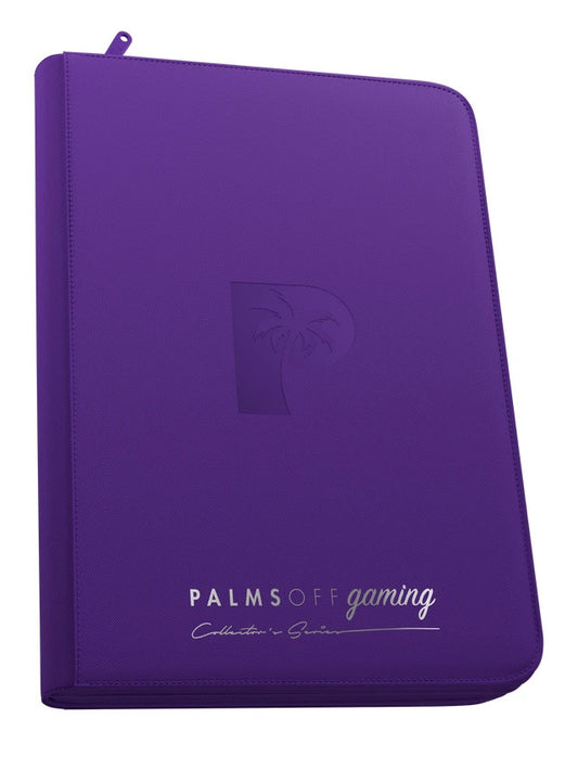 Palms Off Gaming Collector's Series 9 Pocket Top Loader 216 Capacity Zip Binder 