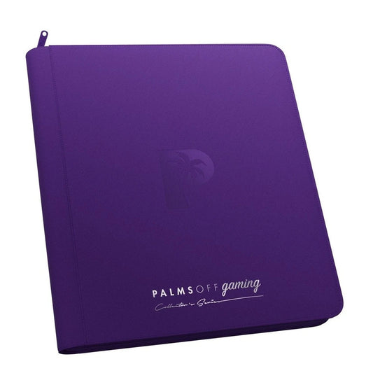 Palms Off Gaming Collector's Series 12 Pocket Zip Binder (Purple) NEW