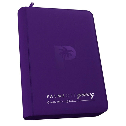 Palms Off Gaming Collector's Series 4 Pocket Zip Binder (Purple) NEW