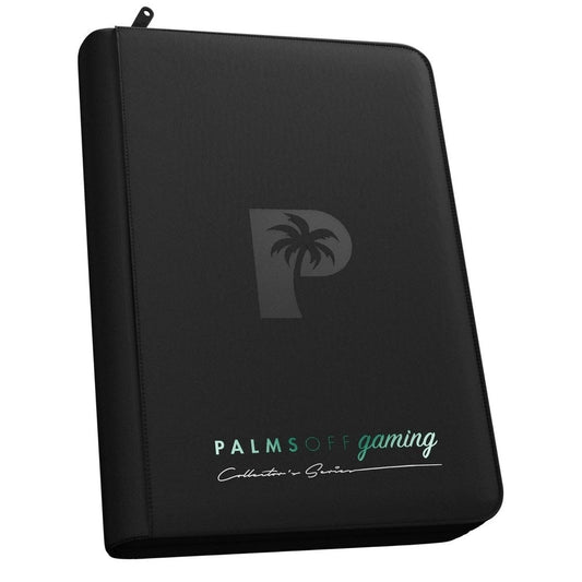 Palms Off Gaming Collector's Series 4 Pocket Zip Binder (Black) NEW