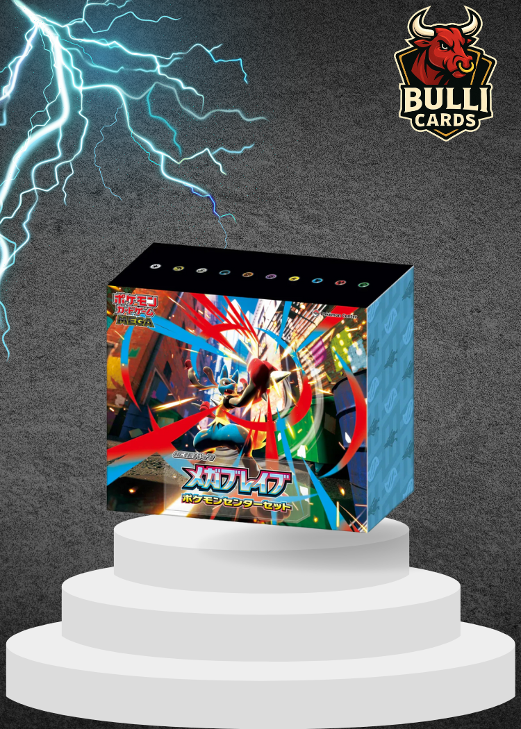 Pokemon Center Mega Brave Set Booster Box Japanese M1L Factory Sealed Limited ED