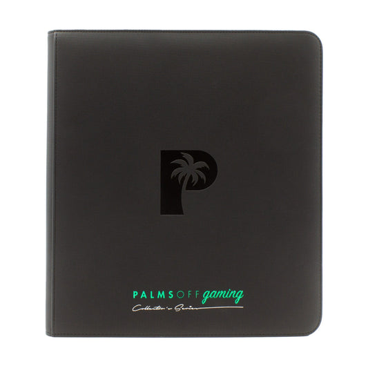 Palms Off Gaming Collector's Series 12 Pocket Zip Binder (Black) NEW