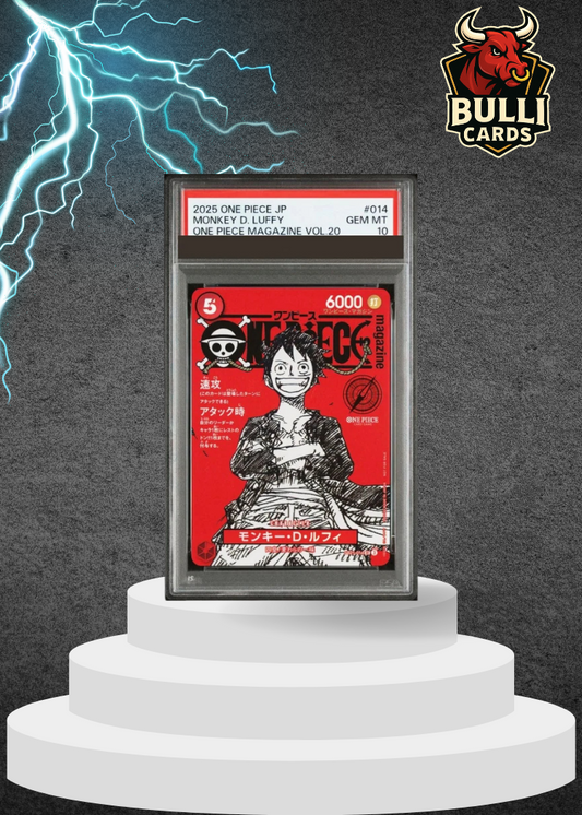 PSA 10 Monkey D Luffy ST21-014 ONE PIECE Magazine Promo 2025 JP READ DESCRIPTION