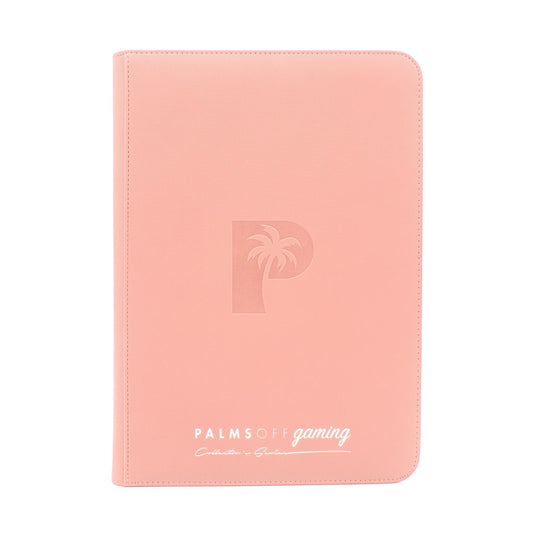 Palms Off Gaming Collector's Series 9 Pocket Zip Binder (Pink) NEW