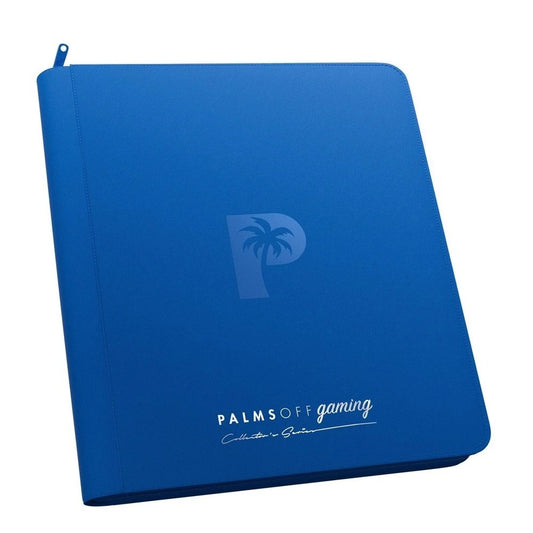Palms Off Gaming Collector's Series 12 Pocket Zip Binder (Blue) NEW