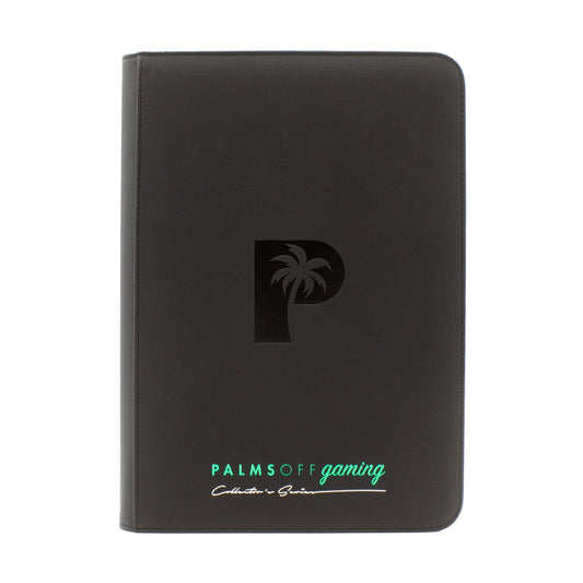 Palms Off Gaming Collector's Series 9 Pocket Zip Binder (Black) NEW